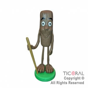 ADORNO BRAINROT TUNG TUNG TUNG SAHUR PORCELANA FRIA x 1